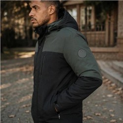 Jaqueta Masculina Mavero em Interior Forrado Térmico a Prova D'Água e Capuz Removível +BRINDES: Relógio, Cinto e Carteira