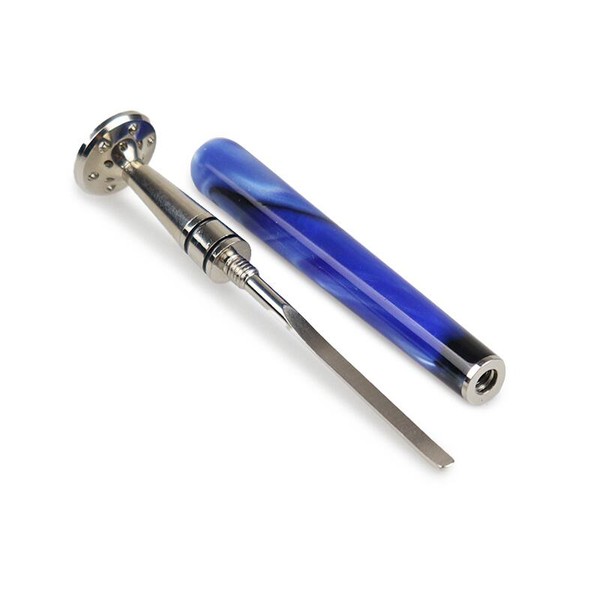 Limpador de Cachimbo 2 em 1 Tamper 8Deco - Perolado Azul