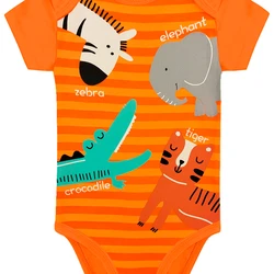 KIT BODY BEBÊ 5 PEÇAS RIBANA SAFARI Menino