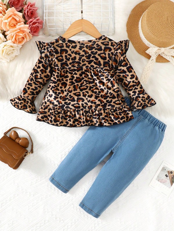 Conjunto Jeans Leopard