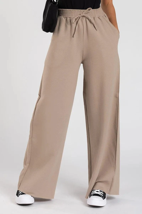 Calça Moletom Sem Pelúcia Wide Leg Tai Terra