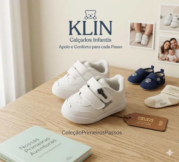 16616 SAPATO TÊNIS INFANTIL BABY FLYER KLIN BRANCO