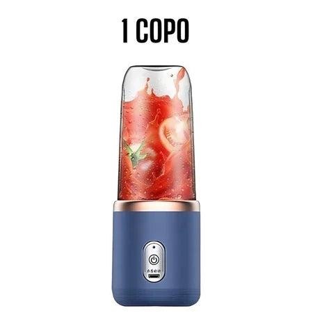 Mini Liquidificador Portátil prático e fácil de usar  - 400ml com 6 Lâminas 19% OFF — foto 15