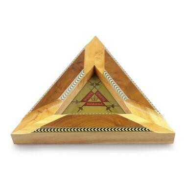 Cinzeiro para 3 Charutos de Madeira Triângulo - Montecristo
