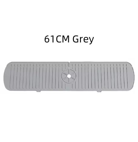 Silicone Drain Mat, Kitchen Faucet Sink Splash Guard,  Sink Draining Pad Behind Faucet,For Kitchen & Bathroom Countertop Protect
