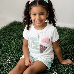CONJUNTO INFANTIL VERAO SOS SUMMER 17142 PETIT CHERIE