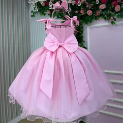 Vestido Luxo - Rosa Bebê