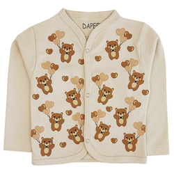 KIT BODY INFANTIL 3 PEÇAS SUEDINE URSO