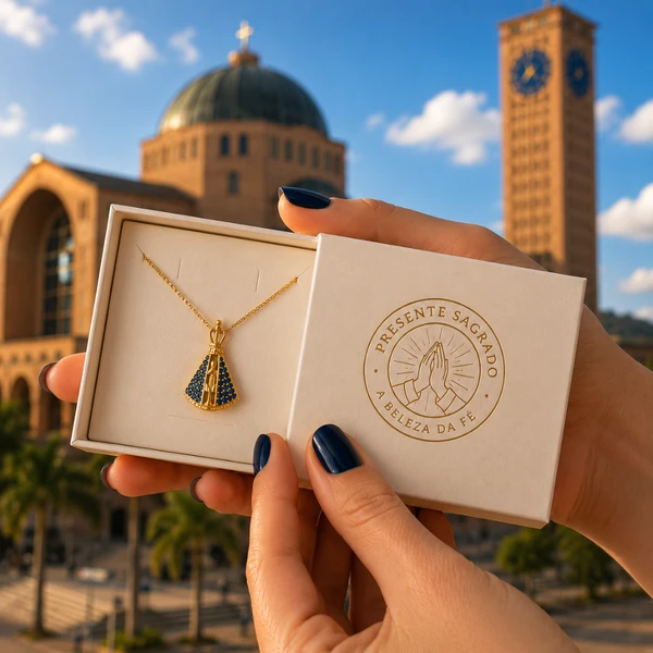 [COMPRE 1 LEVE 2] Colar Nossa Senhora Aparecida - Dupla Face™