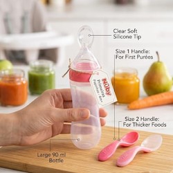 COLHER ALIMENTADOR ROSA