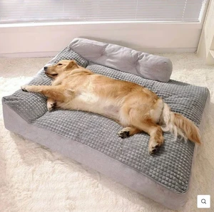 Cama grande e lavável para cães e gatos, espessada para todas as estações