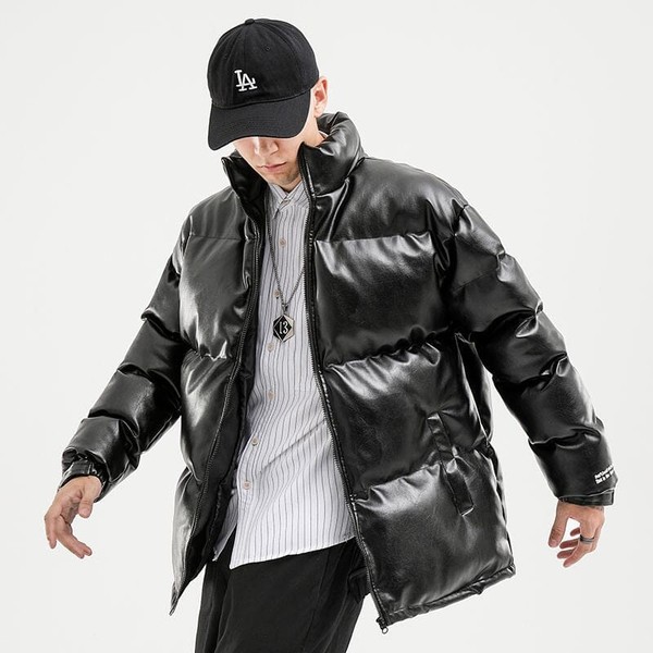 Jaqueta Puffer Masculina de Inverno Celesto