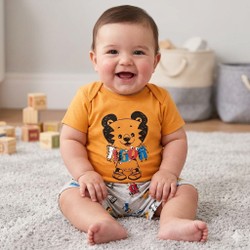 CONJUNTO VERÃO ANTIVIRAL BEBÊ MASCULINO TIGOR TIGRE 10210366
