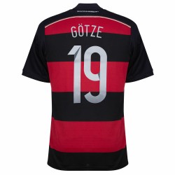 Camisa Seleção Alemanha Away 2014 Götze 19 Modelo Retrô 