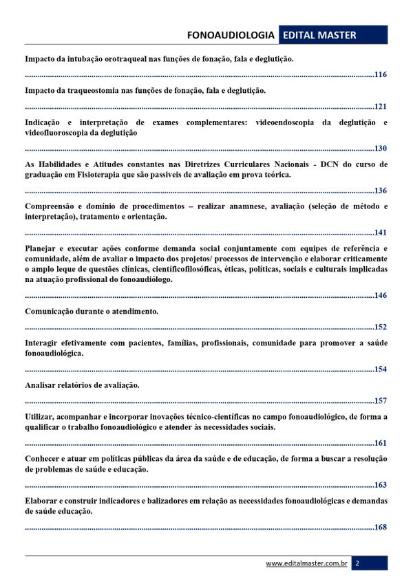 Fonoaudiologia ENARE 2026/2027