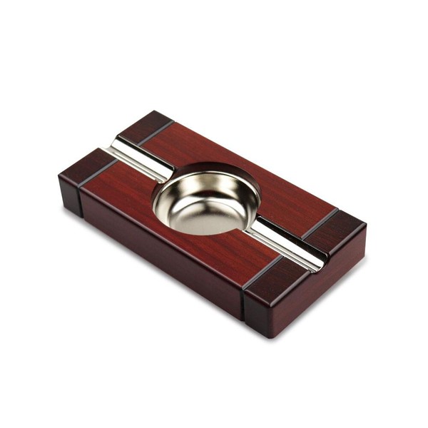 Cinzeiro para 2 Charutos de Madeira Burner