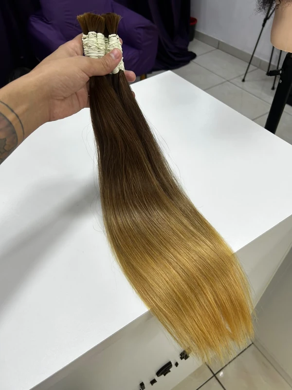 Cabelo Vietnamita Iluminado 65cm Liso Selado | 100gr