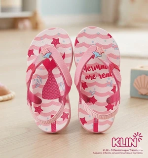 CHINELO ACQUA PRINT ROSA SEREIA KLIN - 442093