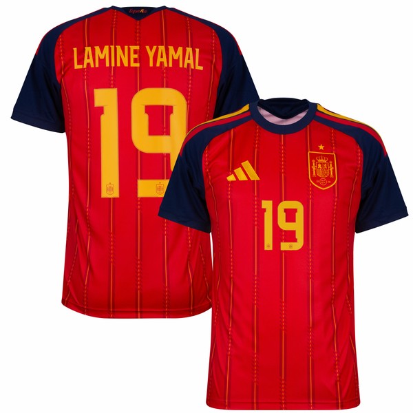 Camisa Seleção Espanha Home 2026/27 Lamine Yamal 19
