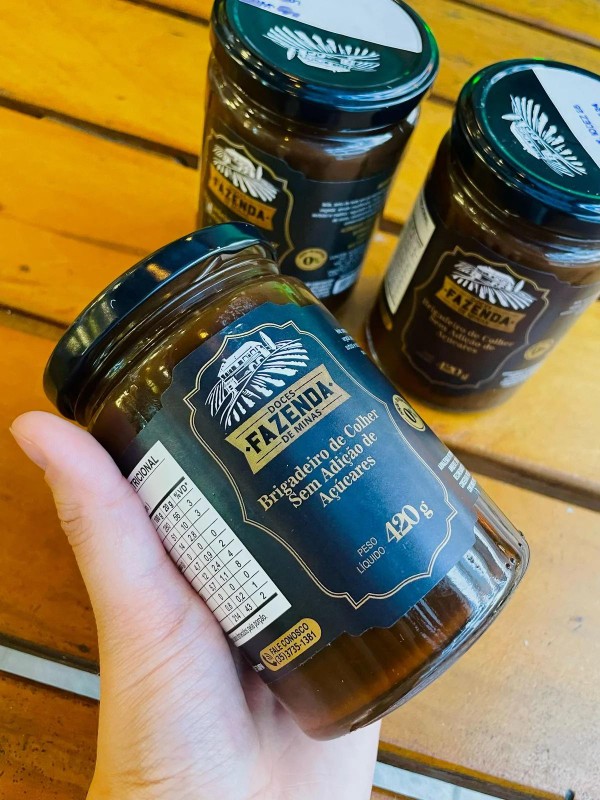Brigadeiro de Colher Zero Adição de Açúcar Fazenda de Minas 420 g
