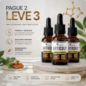 Articuly - Retome sua rotina com mais mobilidade, conforto e leveza - Oferta com 3 frascos