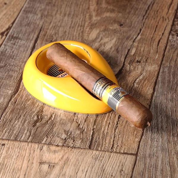 Cinzeiro para Charuto Cohiba Deluxe - Amarelo