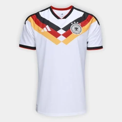 Camisa Seleção Alemanha Home Torcedor 2026 s/n Adidas Masculina - Branco