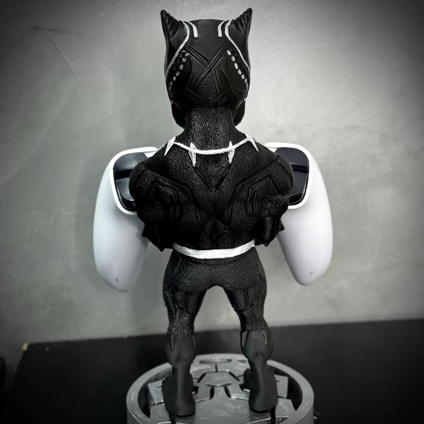 Suporte Premium Action Figure Controle Playstation Xbox Pantera Negra de luxo pintado a mão Pronta Entrega