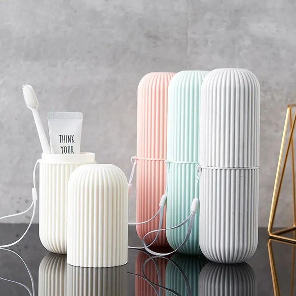 Portátil pasta de dentes proteger titular caso viagem acampamento caixa armazenamento proteger escova de dentes pasta de dentes contra sujeira e danos