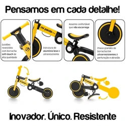 Triciclo Mr. Panda Infantil Dobrável