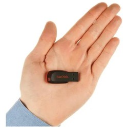 Pen Drive Sandisk Cruze R Blade 64GB USB 2.0 Preto - SDCZ50-064G-B35