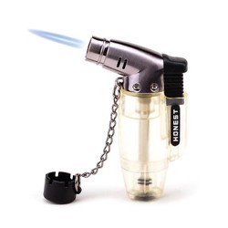 Isqueiro Maçarico Honest 261 - Transparente (1 Chama)