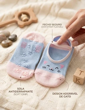SAPATILHA DE BEBE ANTIDERRAPANTE KLIN