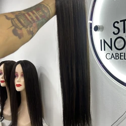 Cabelo Vietnamita 65cm Castanho Claro - 100gr