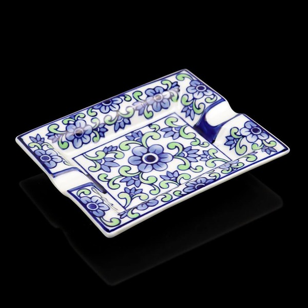 Cinzeiro de Porcelana para 2 Charutos Spheraf