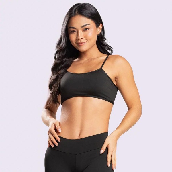 Kit 3 Top Cropped de Academia com Decote nas Costas - Alças Finas e Tecido Leve