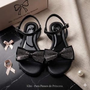 SANDALIA SUAMI KIDS - PRETO KLIN 126108000 