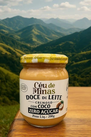 Doce de Leite Céu de Minas com Coco- Zero Açúcar
