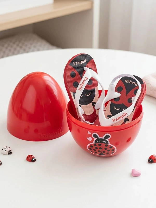 CHINELO MINI LOVE VERMELHO FLY PAMPILI 474011
