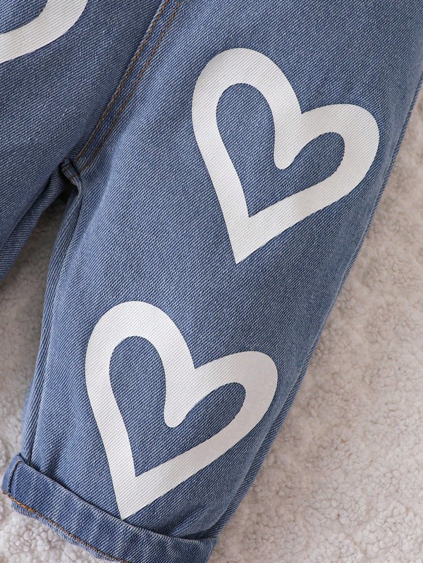 Conjunto Jardineirinha Jeans