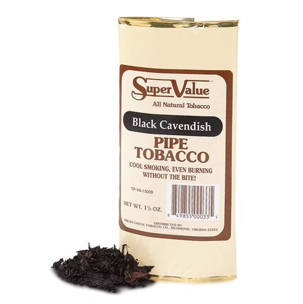 Fumo para Cachimbo Super Value Black Cavendish - Pct (42,5g)