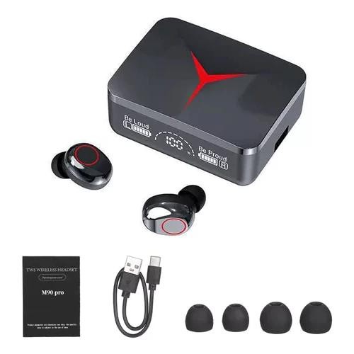 Fone De Ouvido M90 Pro Gamer Sem Fio Bluetooth 5.3 Hifi Stereo À Prova D'água