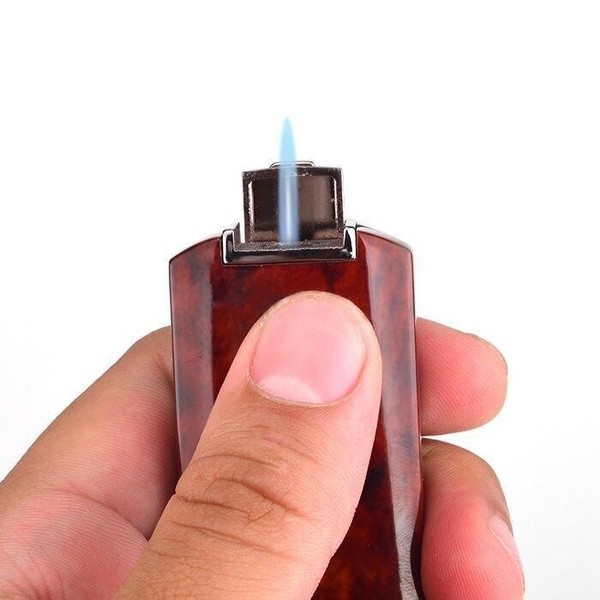 Isqueiro Maçarico Honest 434 - Madeira (1 Chama)