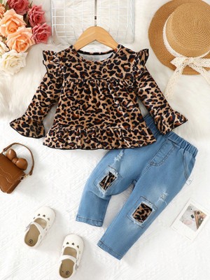 Conjunto Jeans Leopard