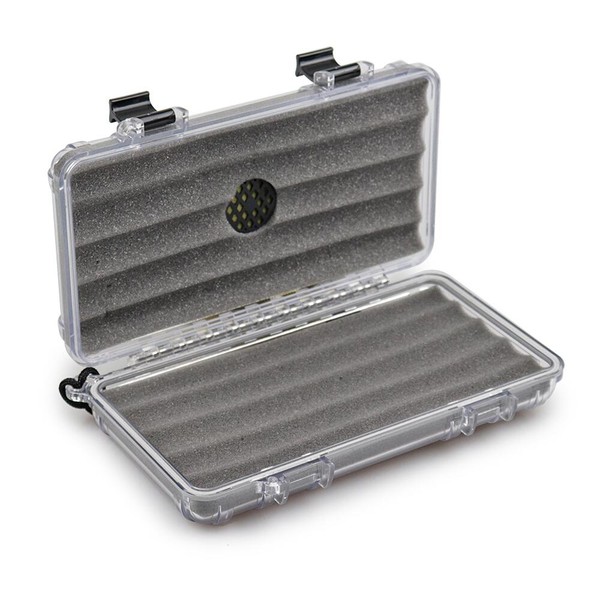 Umidor de Viagem Nerone para 5 Charutos - Transparente