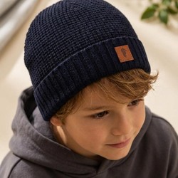GORRO EM TRICO PATERNOLLI MARINHO ONDA MARINHA 1009701 