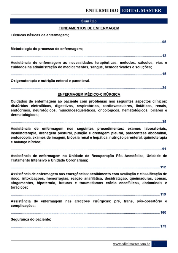 Enfermeiro PSF - Embu das Artes SP