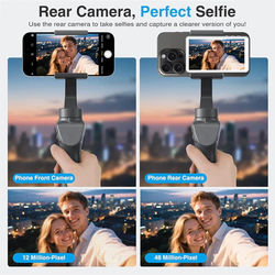Tela Monitor de Selfie Vlog para Celular Preto