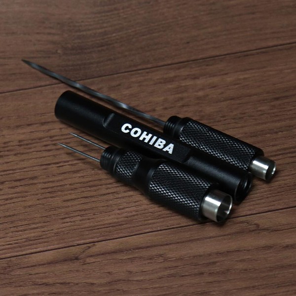 Furador Destravador de Charutos Broca Cohiba - Preto