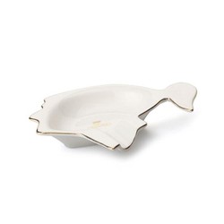 Cinzeiro de Porcelana para 1 Charuto Cohiba - Branco